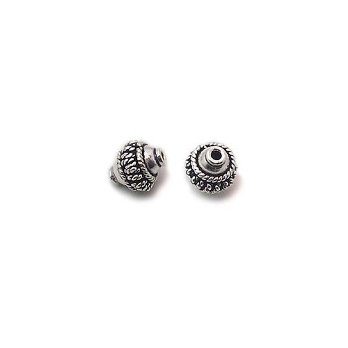 Carved beads selections|handmade silver beads