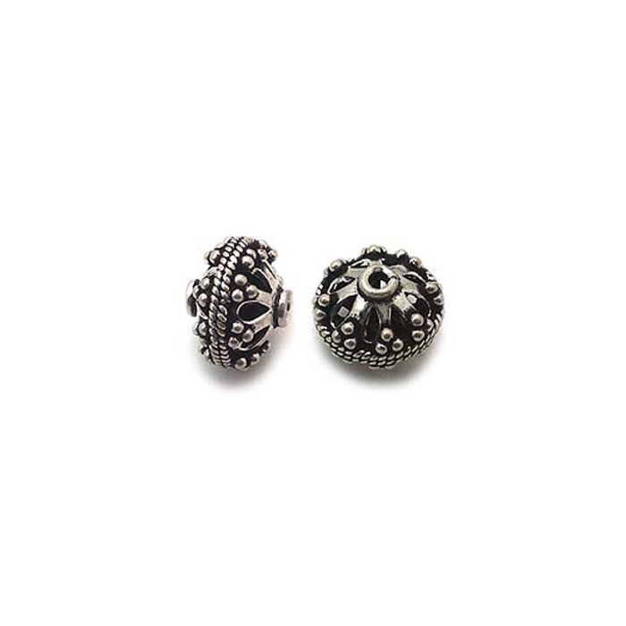 awesome Carved beads silver beads in india