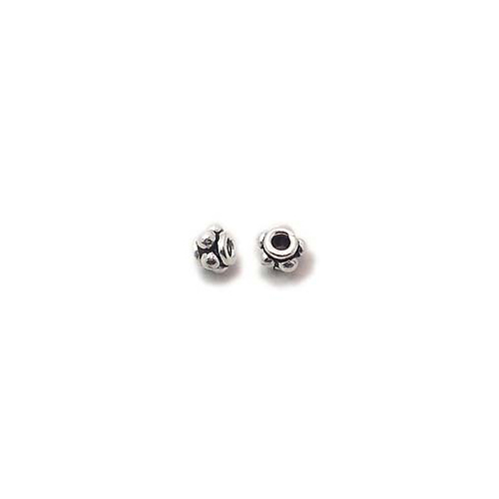 stunning Carved silver beads|hand made silver beads