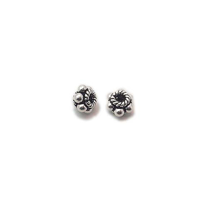 Carved beads selections|hand made silver beads