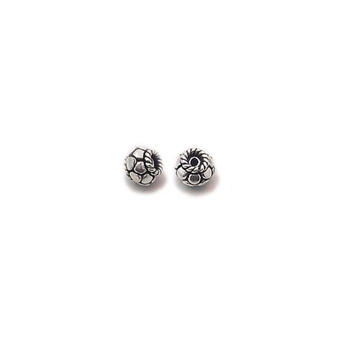 sterling silver Carved beads|silver beads in india