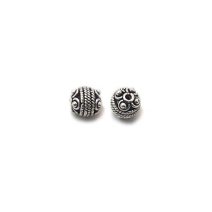 Wholesale Carved Beads|handmade silver beads