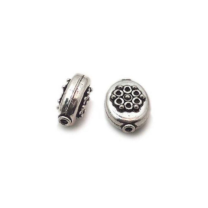 Carved beads|handmade silver beads