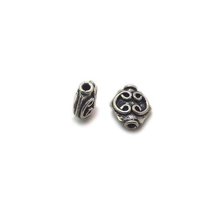 sterling silver Carved beads|silver beads suppliers