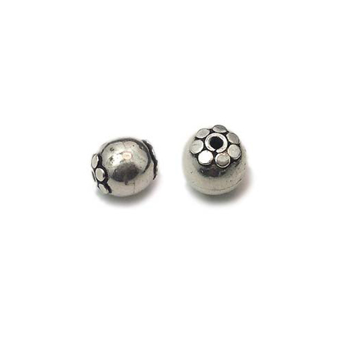 silver Carved beads|silver beads manufacturer
