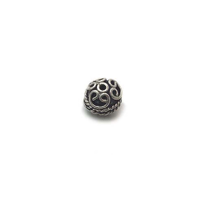 stunning Carved silver beads|silver beads shops