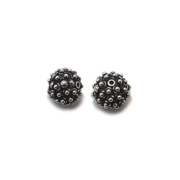 sterling silver Carved beads|silver beads exporters