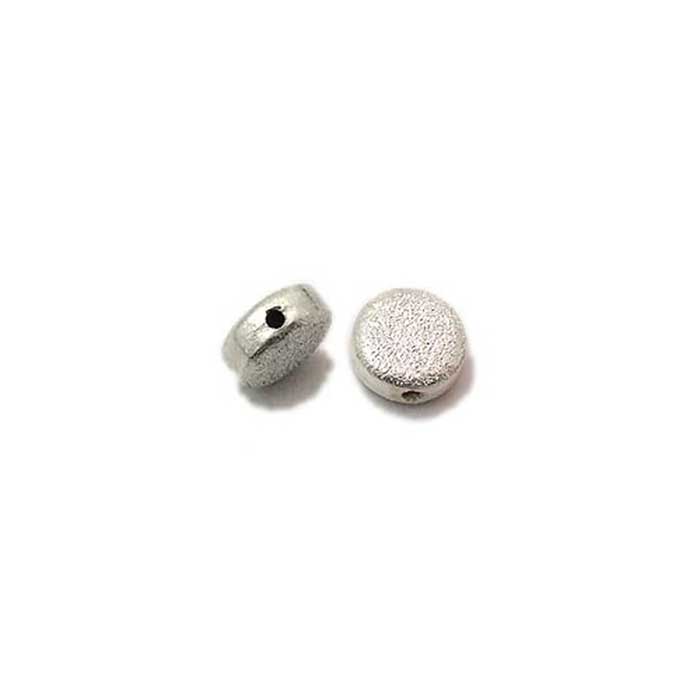 Brushed beads suppliers|hand made silver beads