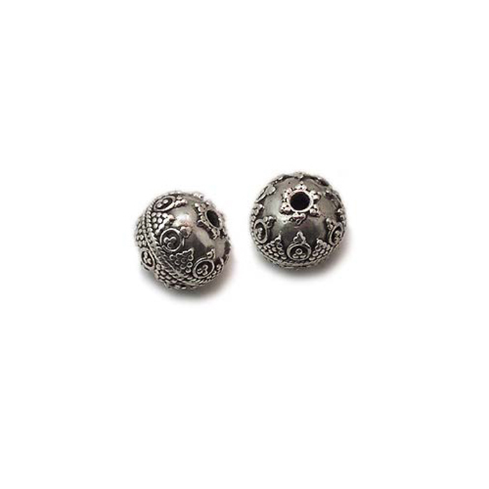 stunning Fine silver beads|handmade silver beads