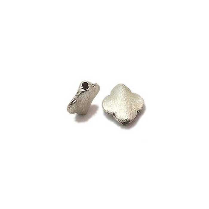 handmade silver Brushed beads|silver beads exporters