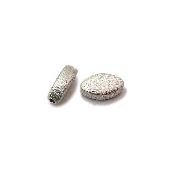 Brushed beads selections|handmade silver beads
