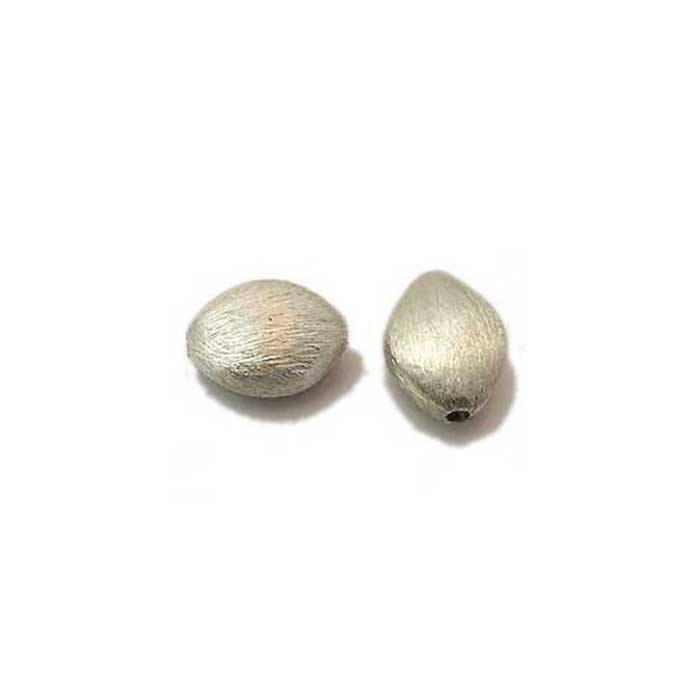 sterling silver Brushed beads|silver beads exporters