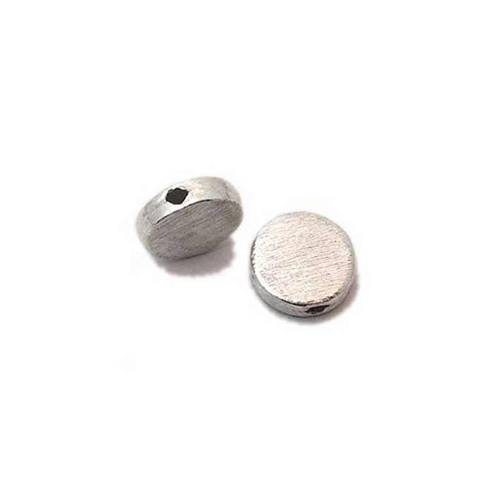 Brushed beads for jewelry|silver beads manufacturer