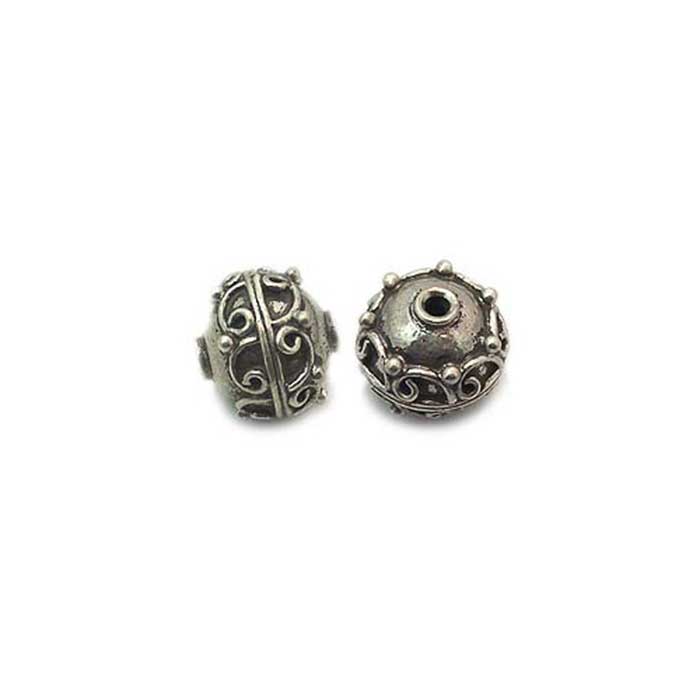 handmade silver Big beads|silver beads in india