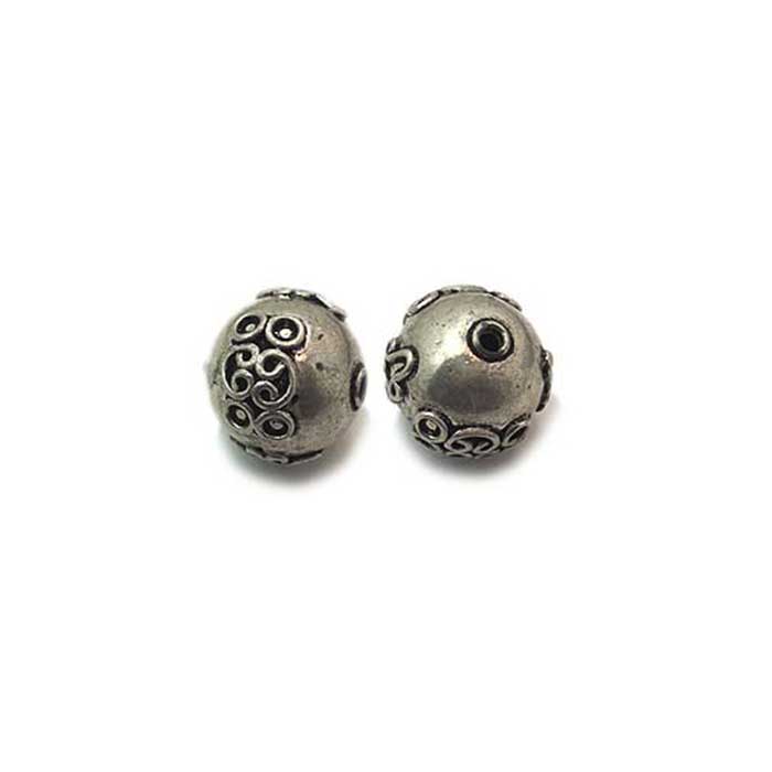 stunning Big silver beads|hand made silver beads