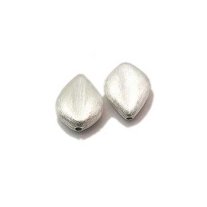 sterling silver Brushed beads|silver beads manufacturer