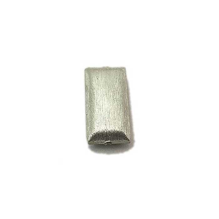 exclusive Brushed beads|hand made silver beads
