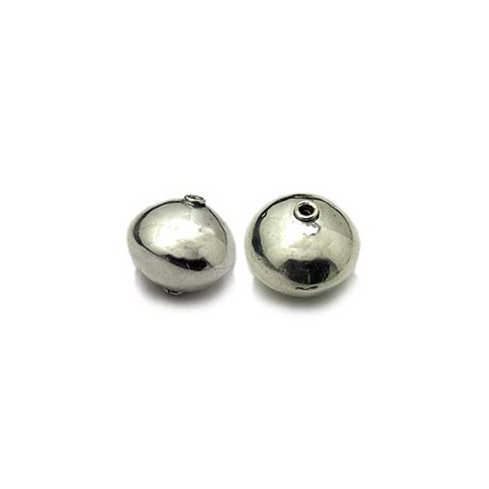 Handmade Multi Hole Beads|handmade silver beads