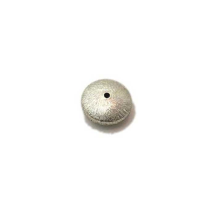 sterling silver Brushed beads|silver beads suppliers