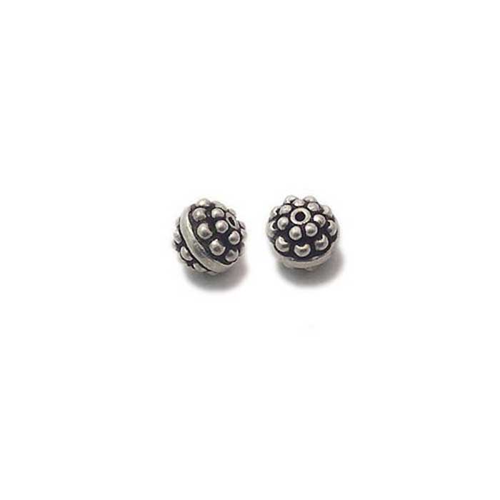 silver Bali beads|hand made silver beads