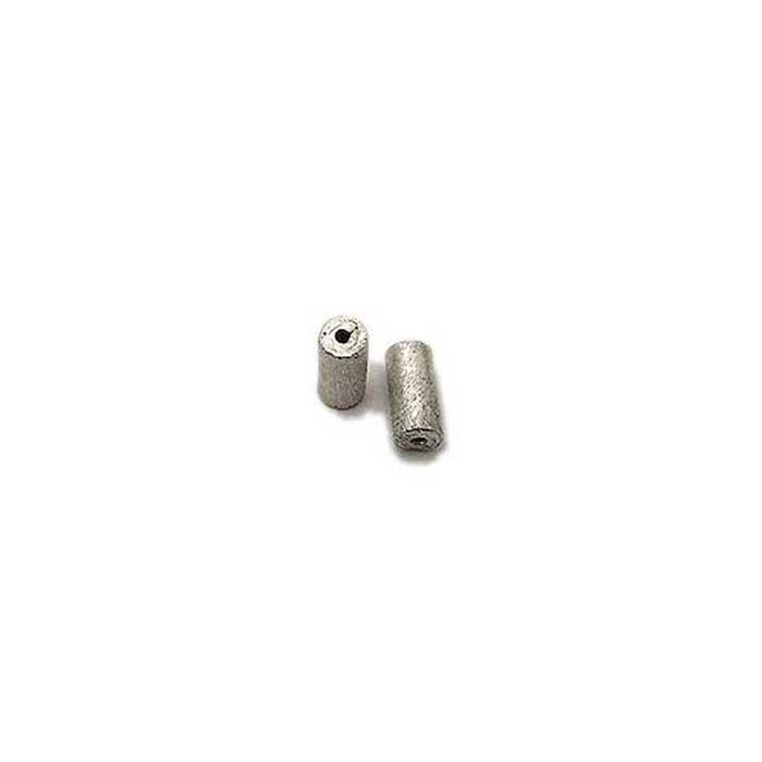 silver Brushed beads|silver beads exporters