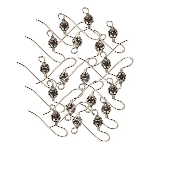 Online Solid Sterling Silver Earring Hook | Handmade Earring Hook |
