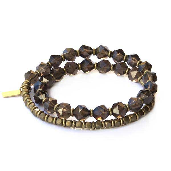 Exporter Of Natural Loose Smoky Quartz Beads Bracelets At Cheap Price
