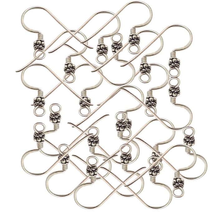 Buy Online 925 Silver Earring Hook | Handmade Earring Hook |